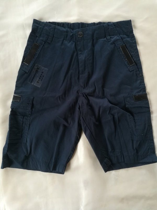 Merino Men’s Cotton- Narrow Fit Shorts (Blue)