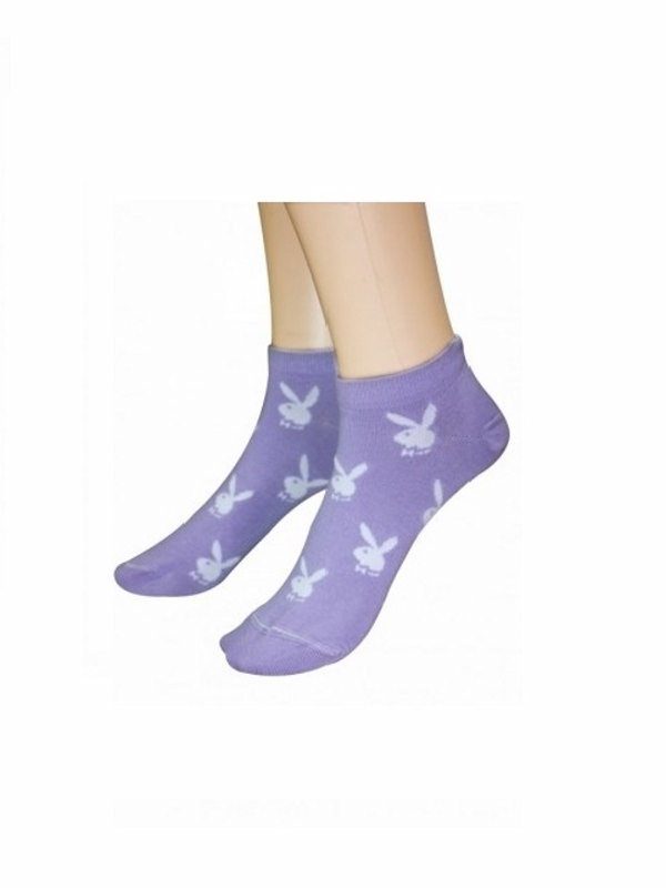 Playboy Women’s Cotton Ankle Socks WLA11 (Lavender)