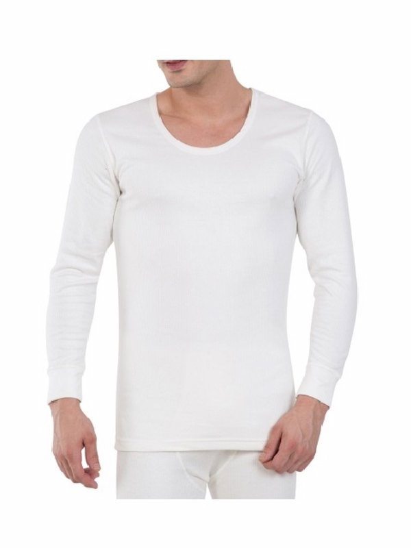 Jockey Men’s Thermal Long Sleeve Vest- 2401 (Off White)