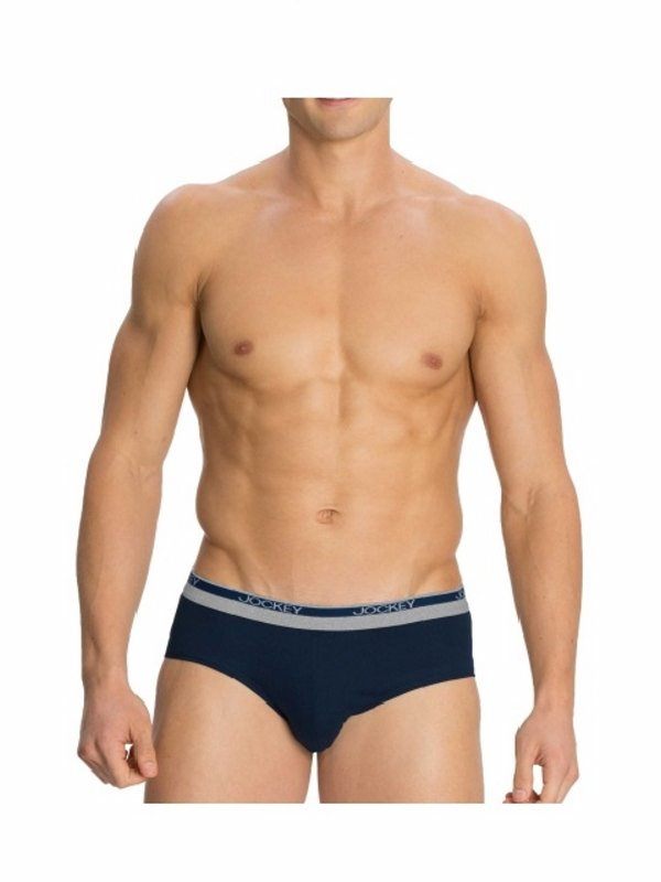 Jockey Men’s Square Cut Brief- 8037 (Navy)