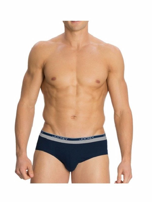 Jockey Men’s Square Cut Brief Pack Of 2- 8037 (Navy)