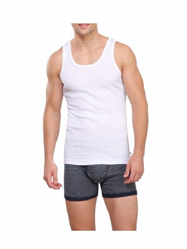 Jockey Men’s Modern Undershirt Pack Of 2- 8823 (White)