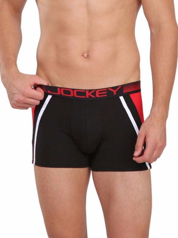 Jockey Men’s Fashion Trunk- US21 (Black)