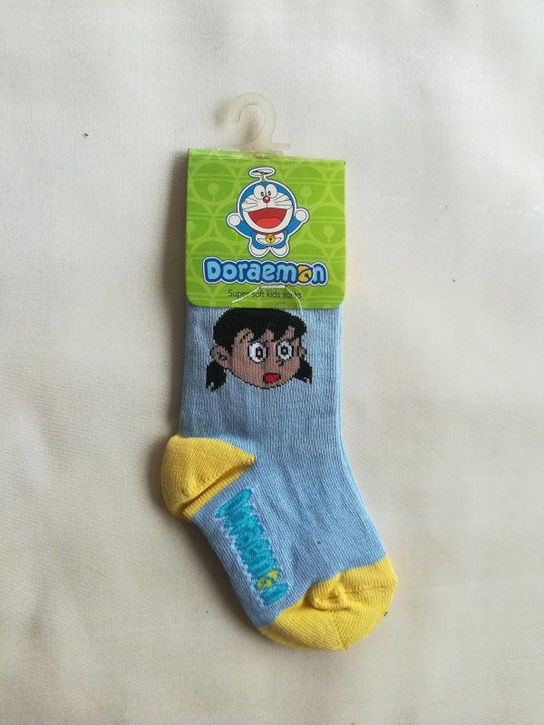 Bonjour Doraemon Kid’s Socks -KS303-00a (Blue)