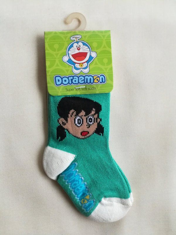 Bonjour Doraemon Kid’s Socks -KS303-00c (Green)