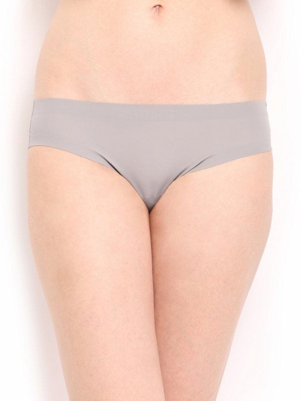 Amante Women’s Vanish No-show Bikini Panty PCSN11 (Grey)