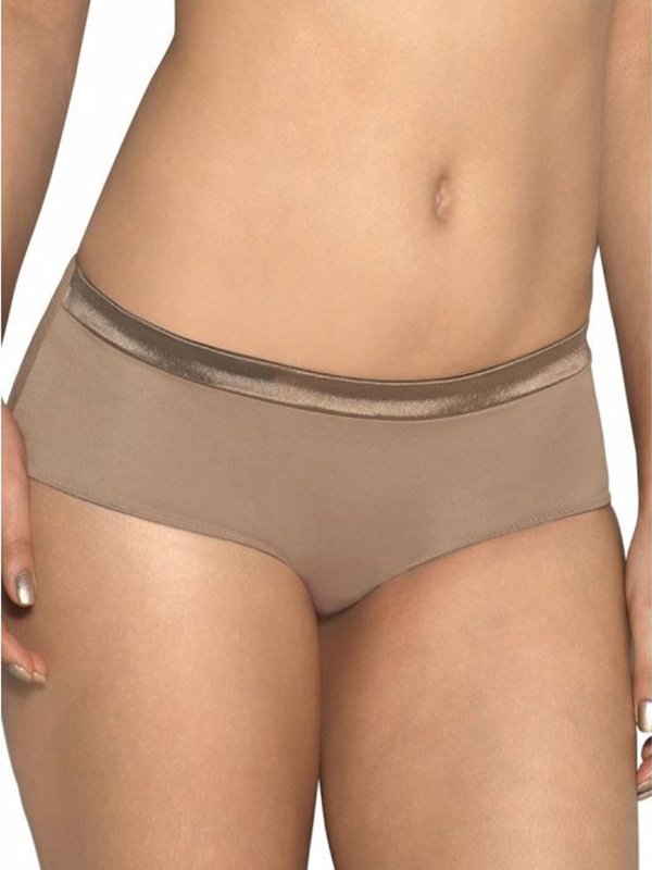 Amante Women’s Satin Edge Hipster Panty PGSE02 (Nude)