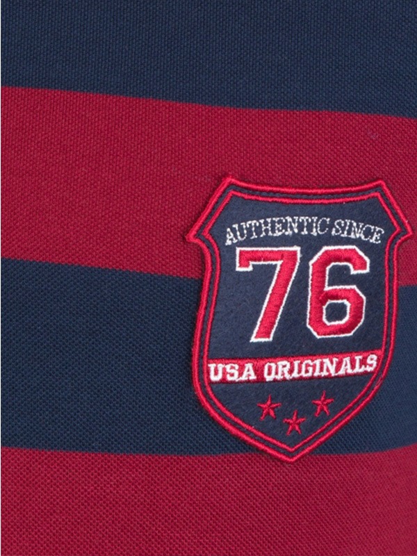 US93-Jockey-Men's-Half-Sleeve-Polo-T-Shirt-Navy-Deep-Red-03