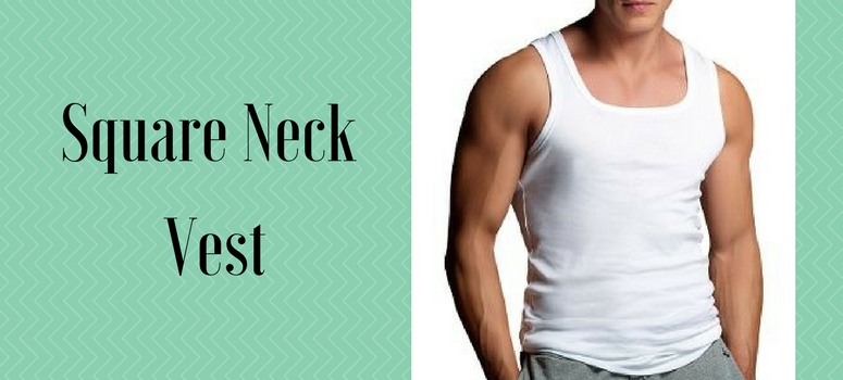 Men's Square Neck Vest
