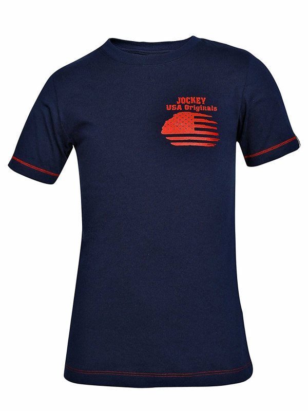 UB07-Jockey-Boys-Crew-Neck-Cotton-T-shirt-Navy